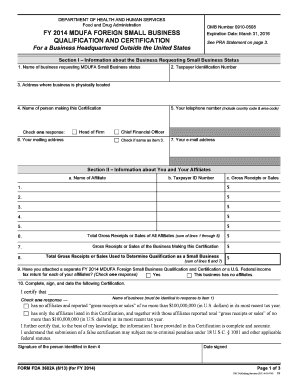 Form Fda 3602