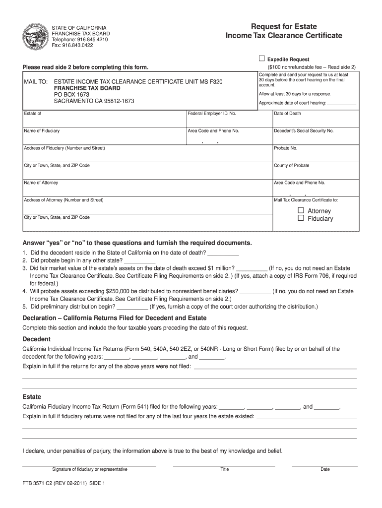 Ftb 3571  Form