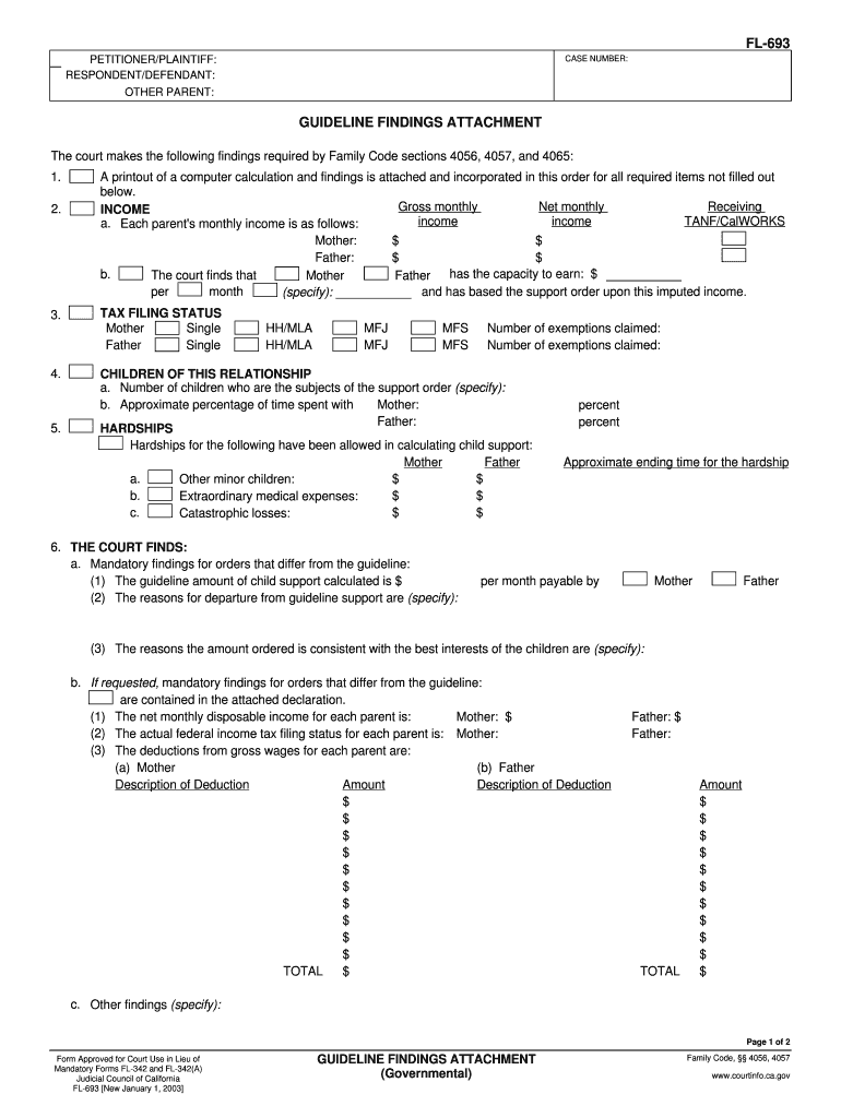 693 Governmental Forms