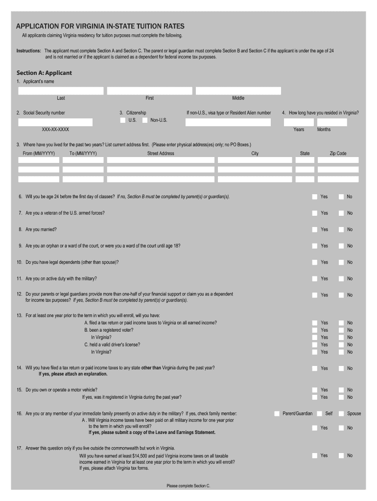 Jmu in State Tuition Form