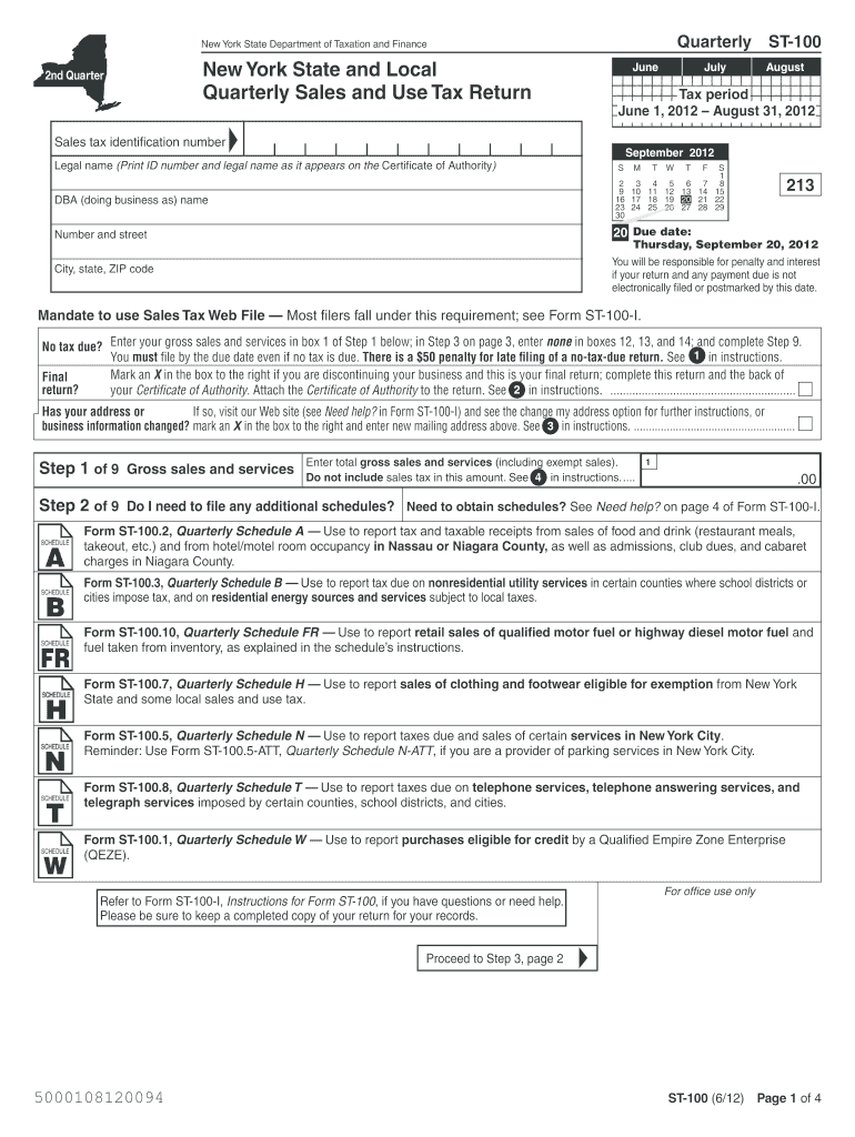  St 100 Form 2020