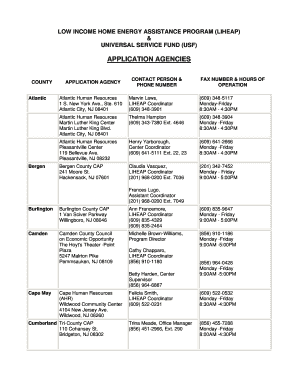 Online Liheap Application Nj Form