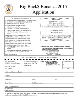 BBB Application the Bayport Fire Department  Form