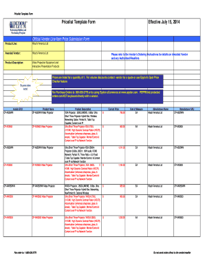 Hitachi America, LTD Pricelist Peppm  Form