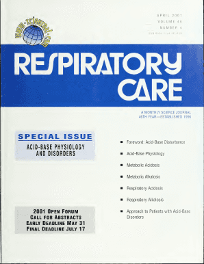 April Respiratory Care  Form