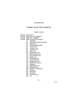 FORMS SELECTED SOURCES LawCatalog Com