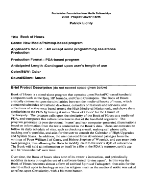 Project Cover Form Patrick Lichty Title ECommons Cornell Ecommons Library Cornell