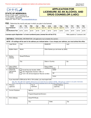 Attachment a Nebraska Department of Health and Human Services Dhhs Ne  Form