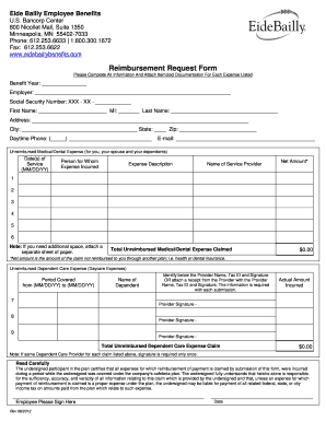 Reimbursement Request Form