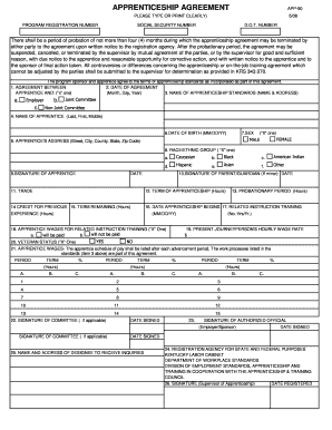 How to Fill Apprentice Form