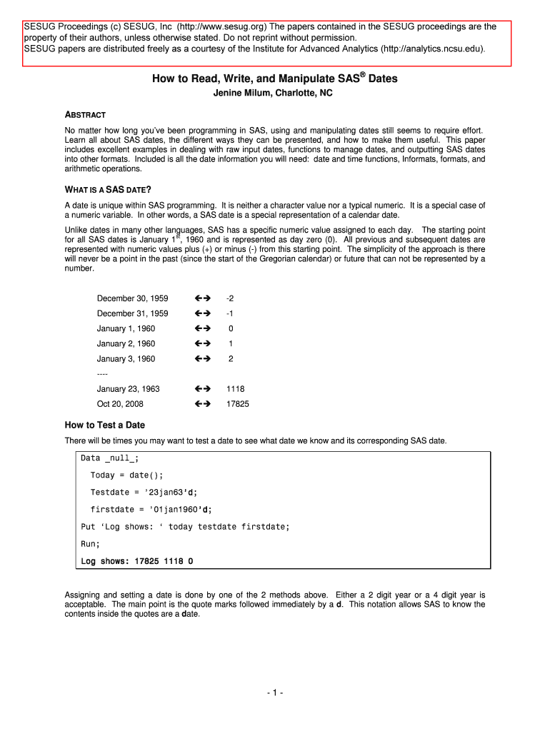 Registration SouthEast SAS Users Group  Form