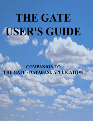 Gate User&#039;s Guide Ocean Drilling Program Texas A&amp;M University Www Odp Tamu  Form