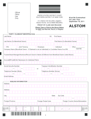 ALSTOM Gilardi &amp; Co, LLC  Form