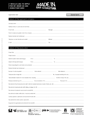 Download the Application Fomento De San Sebasti N  Form