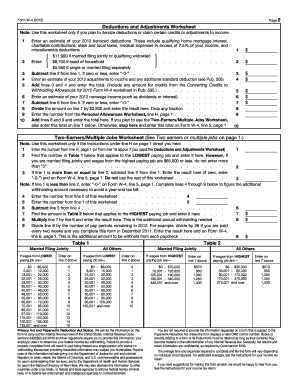 W 4 Form Page 2 Purdue