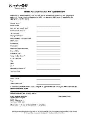 Jan Empire Participation Form