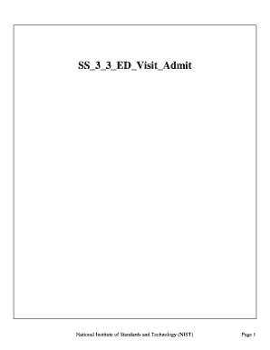 Syndromic Test Case SS31  Form