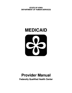 Federally Qualified Health Center Iowa Medicaid the University Public Health Uiowa  Form