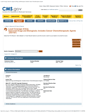 Search Results for National and Local Coverage CMS Gov  Form