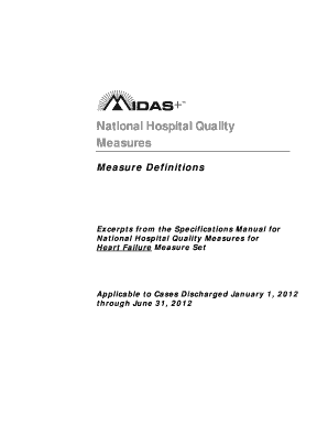 Measure Definitions Sutter Medical Center  Form