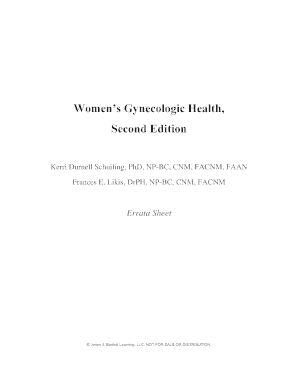 Women&#039;s Gynecologic Health 3rd Edition Test Bank  Form