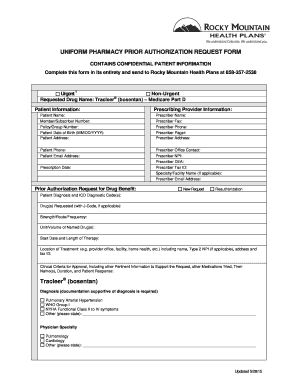 970 248 5034 Rocky Mountain Health Plans  Form