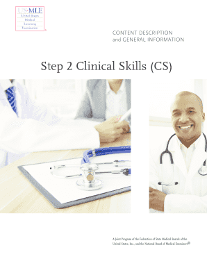 Step 2 Clinical Skills CS  Form