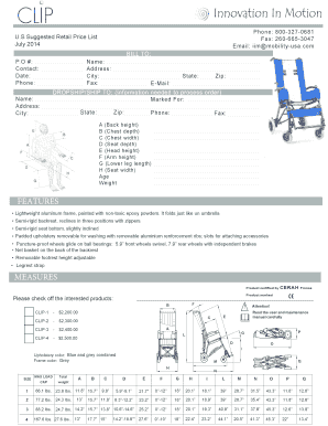 Clip 0809 Order Form Pmd Innovation in Motion