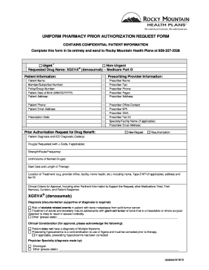  Rocky Mountain Health Plans  Form