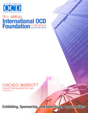 International OCD FoundationConference Obsessive Compulsive  Form