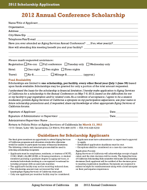 Educational Sessions Aging Services of California Aging Form