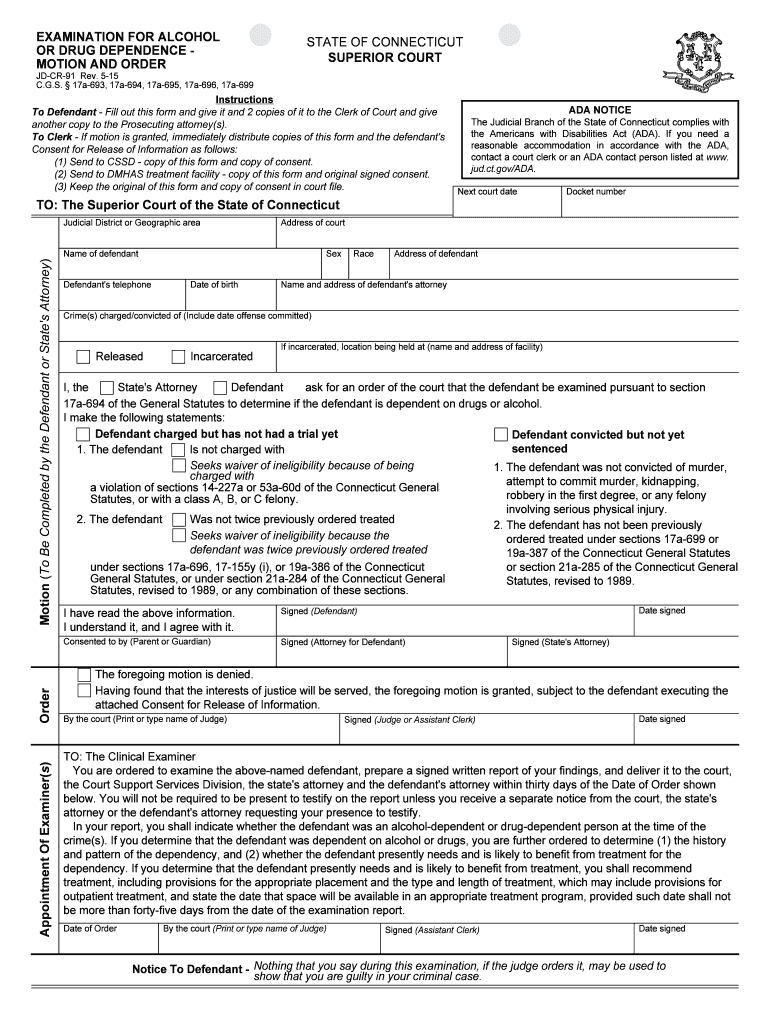 Examination Alcohol Drug  Form