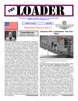 Jul 08 PLA V2 P65 Professional Loadmaster Association  Form