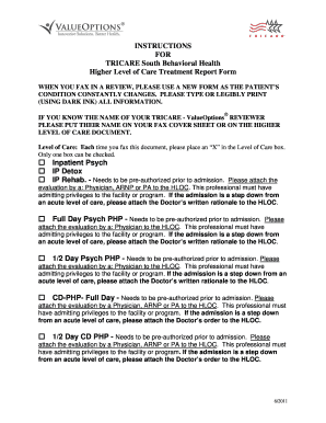 Level of Care Form