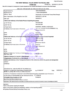 Form 50a