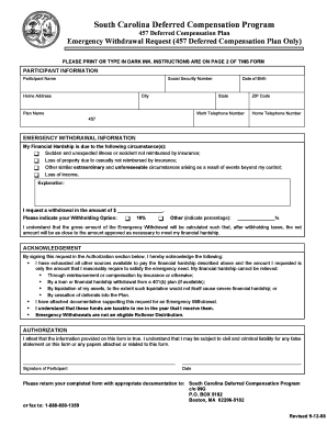 Sc Deferred Comp  Form