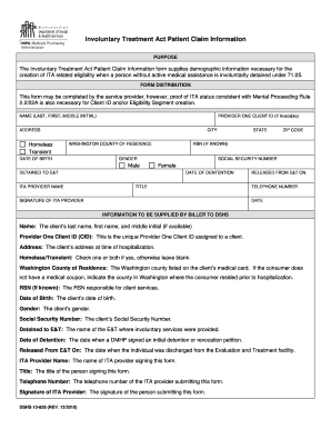 Dshs Ita Form