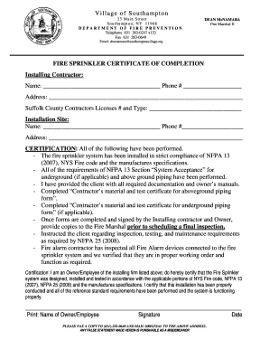 Certificate Document  Form