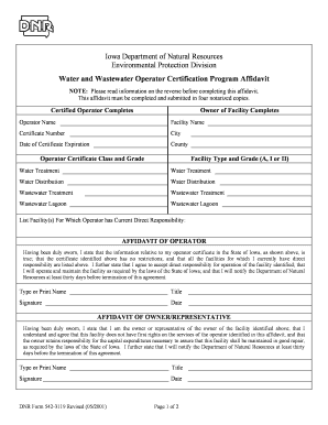 Microsoft Word Affidavit Template  Form