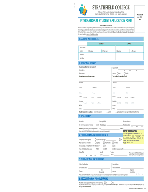 College Enrollment Form