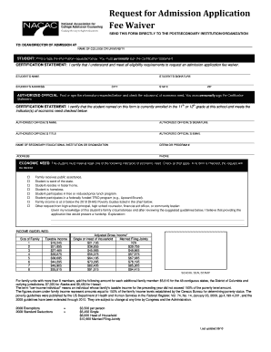 Radford University College Fees Form