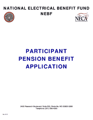 Nebf Pension Direct Deposit  Form