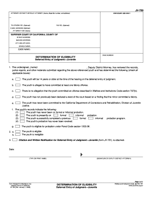 Jv 750  Form