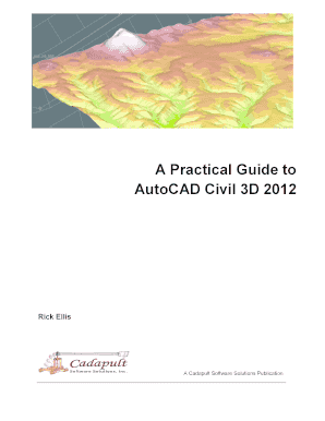A Practical Guide to Autodesk Civil 3d PDF  Form