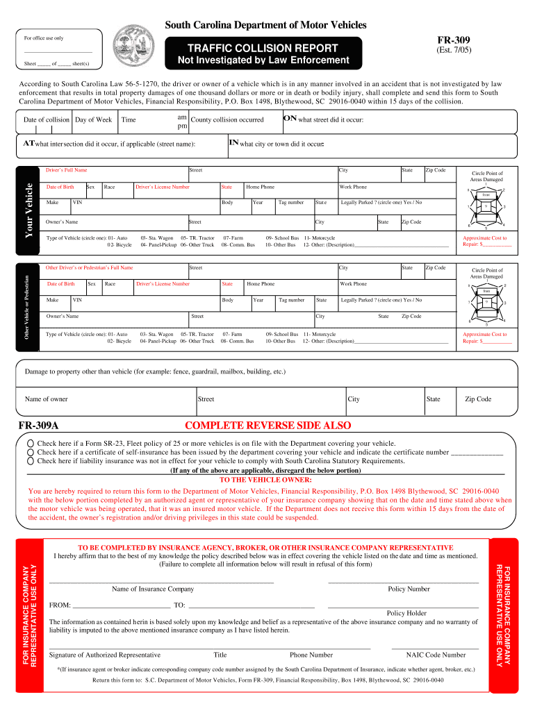 Get and Sign Fr309 2005-2022 Form