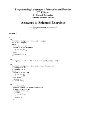 Programming Languages Principles and Practice 2nd Edition PDF  Form