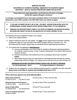  College Admission Appeal Letter 2012-2024