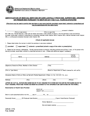 Oir B1 1773 Form