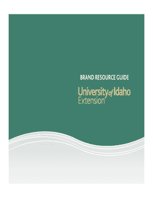 University of Idaho Extension Brand Resources Marketing Materials  Form