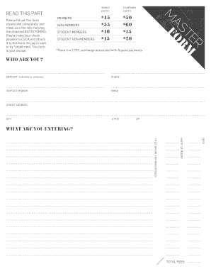 CREATIVE Columbus Society of Communicating Arts  Form